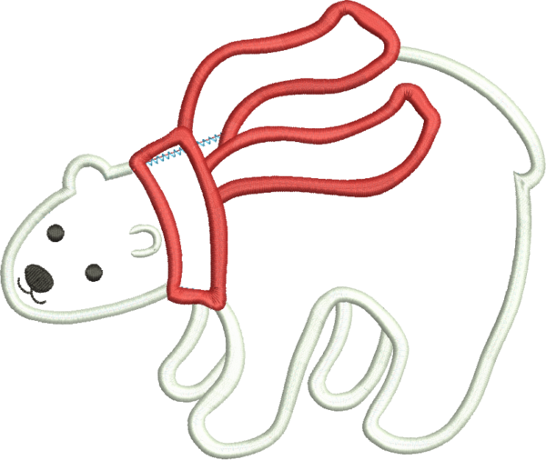 Urso Polar com Apliques 1